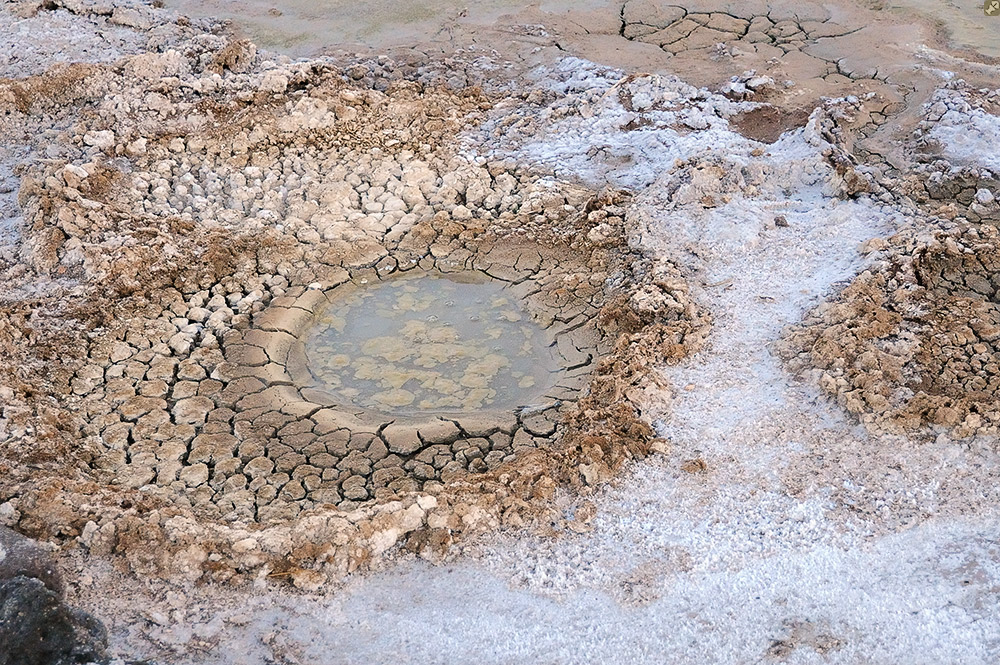 Ein vulkanisches Artefakt