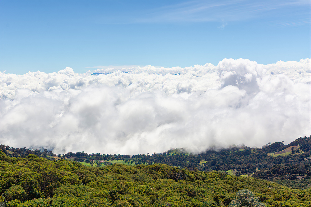 Von Wolken umzingelt