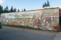 Chemainus um 1895  Malerisch an der Küste hinter den vorgelagerten "Gulf Islands" gelegen, war die Siedlung bereits seit 1880 angeschlossen an die Eisenbahnverbindung zwischen Nanaimo und Victoria und lebte hauptsächlich von der Holzwirtschaft.