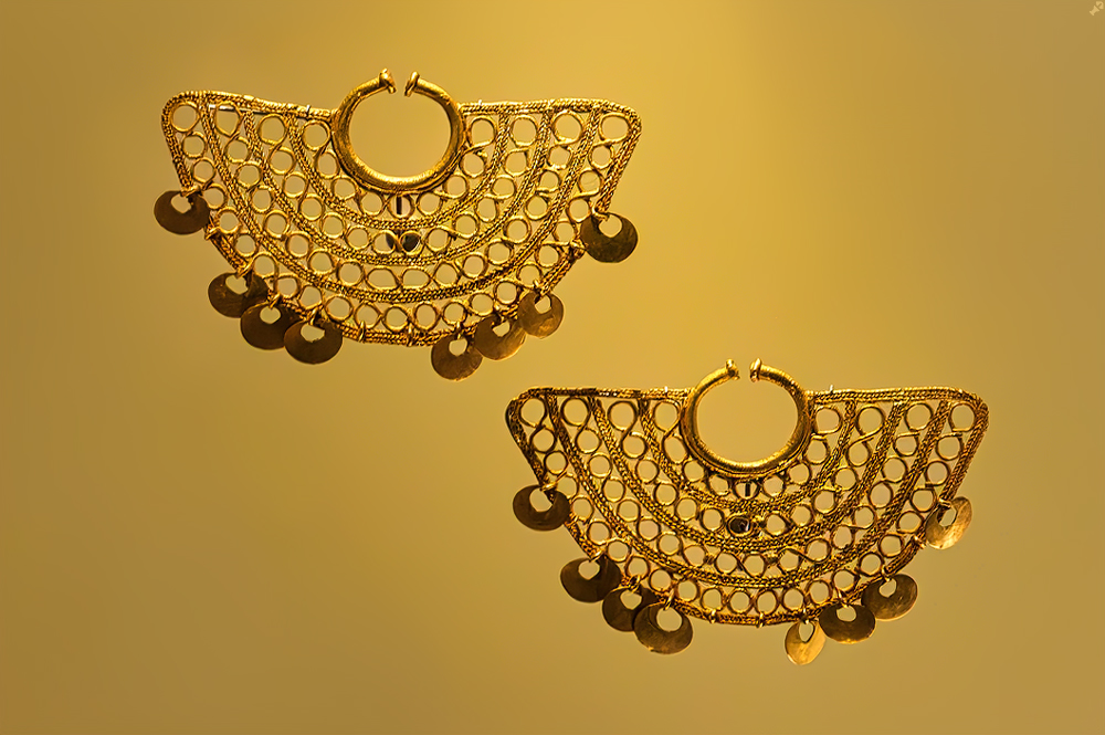 Ohrschmuck der Zenú Kultur