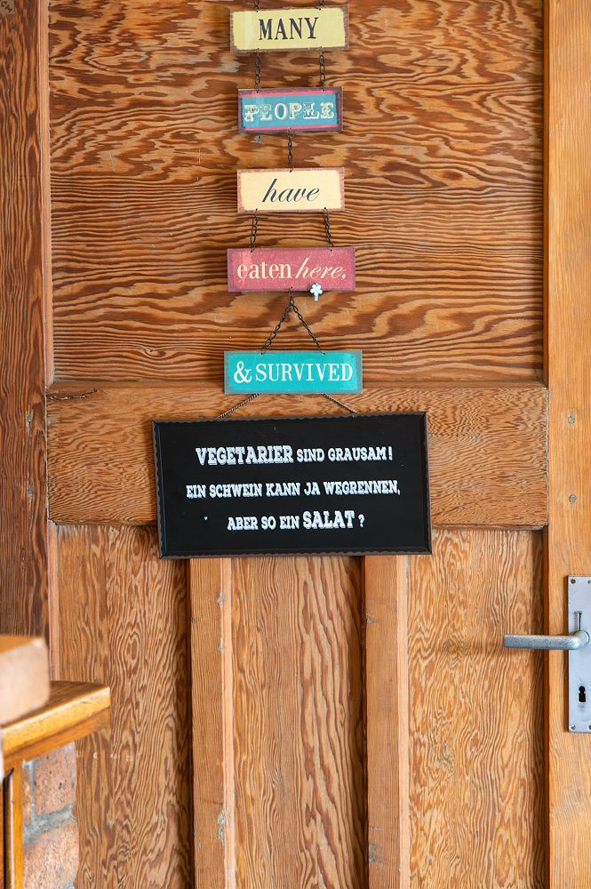 Nichts für Vegetarier