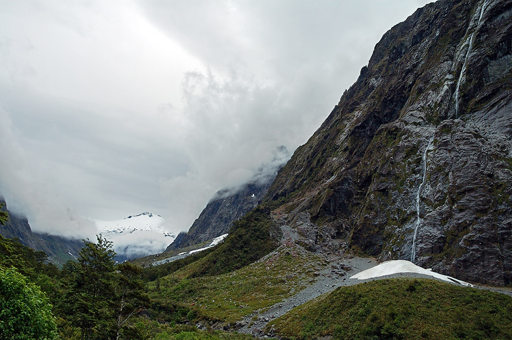 Anstieg zum Homer Saddle
