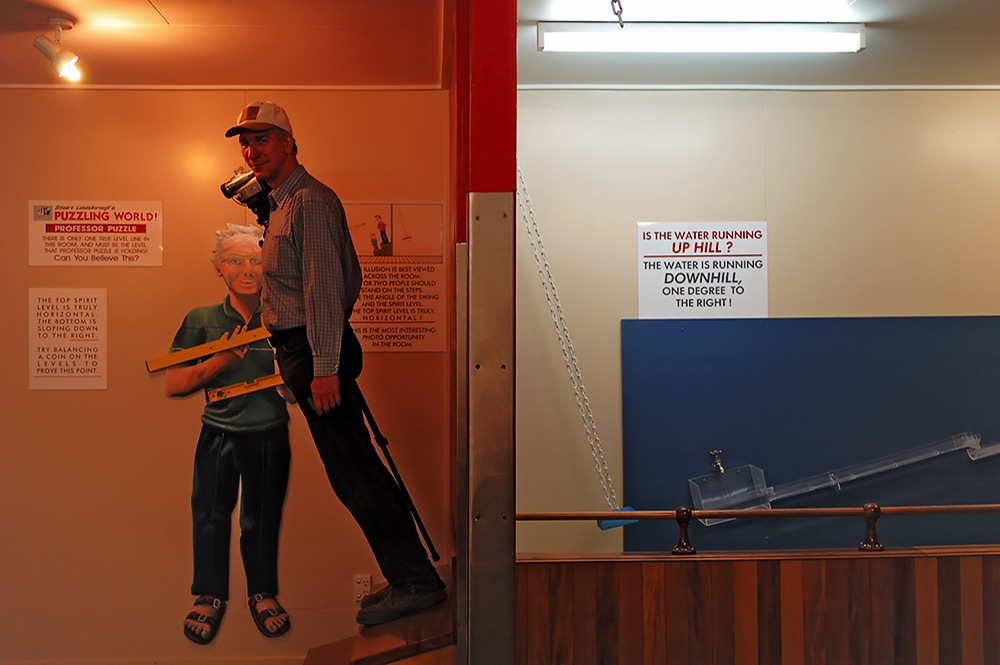 Wo das Wasser bergauf fließt...