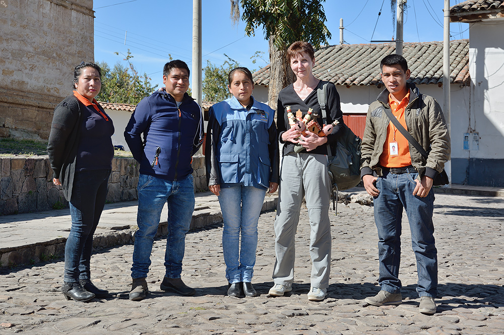 Ein Arm voller Kirchen