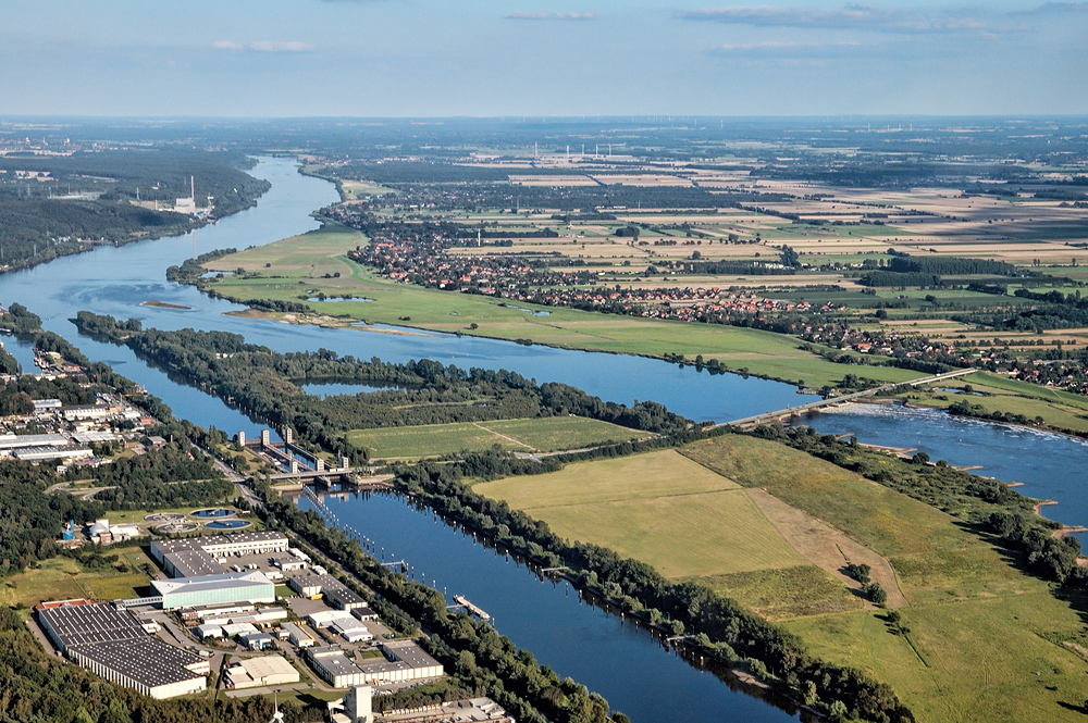 Die Elbe bei Geesthacht 